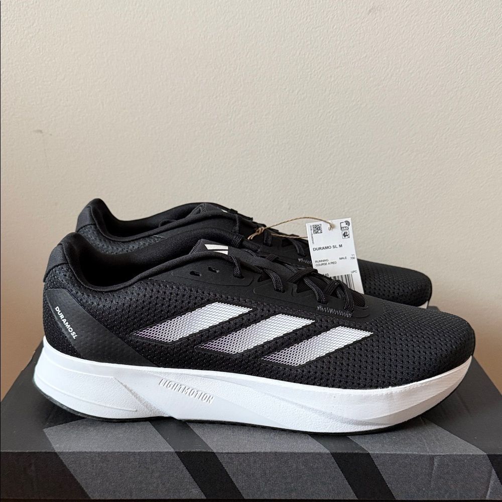 Adidas Duramo SL Black White ID9849 Men’s Size 11.5